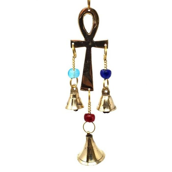 Egyptian Ankh Wind Chime, 9" - Picture 4 of 4